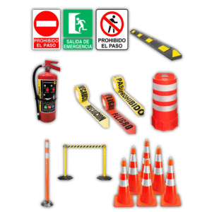 Señalética delimitación y control de áreas
